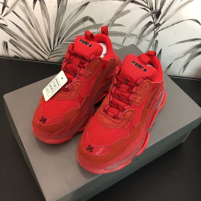REPLICA BALENCIAGA TRIPLE S CLEAR REDS - immagine 6