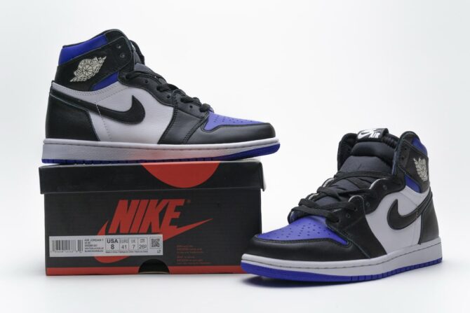 AIR JORDAN 1 RETRO HIGH OG 'ROYAL TOE' REPLICA - immagine 4