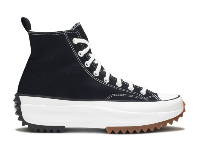 REPLICA CONVERSE RUN STAR HI 'BLACK' - immagine 2