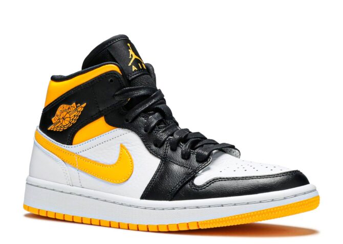 AIR JORDAN 1 MID SE 'WHITE LASER ORANGE' REPLICA - immagine 4