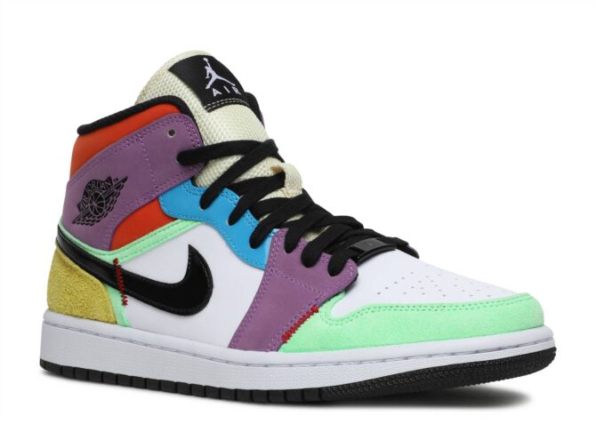 AIR JORDAN 1 MID GS 'LIGHTBULB' REPLICA - immagine 4