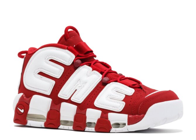 REPLICA SUPREME X AIR MORE UPTEMPO 2020 'RED' REPLICA - immagine 2