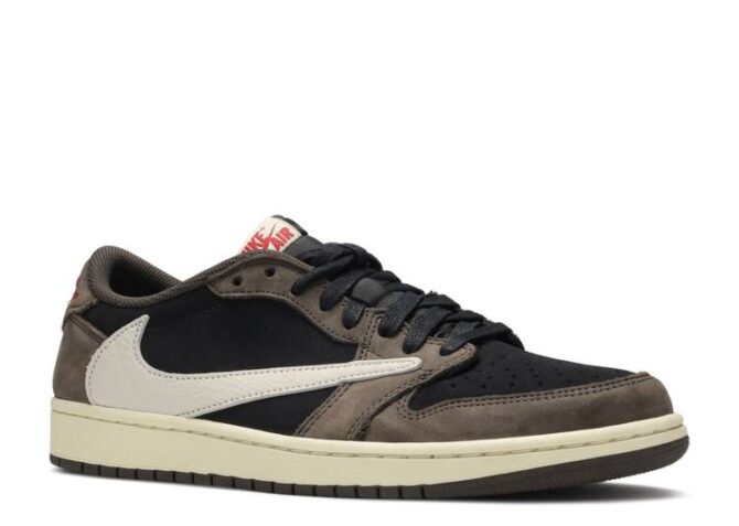 REPLICA TRAVIS SCOTT X AIR JORDAN 1 LOW 'MOCHA' REPLICA - immagine 2