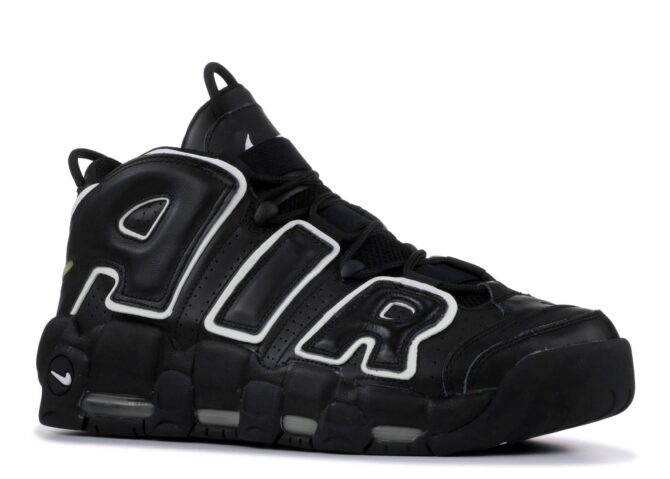 AIR MORE UPTEMPO GS 'BIANCO NERO' REPLICA 2006 - immagine 2