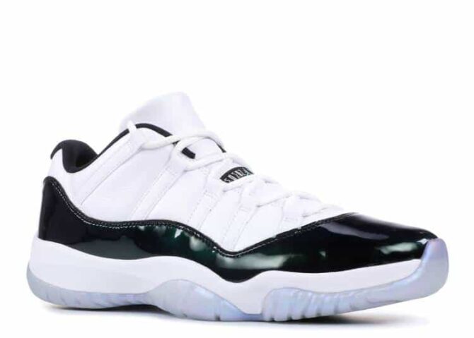 AIR JORDAN 11 RETRO BASSO 'SMERALDO' REPLICA - immagine 2