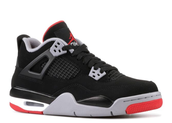 AIR JORDAN 4 RETRO OG GS 'BRED' REPLICA 2019 - immagine 2