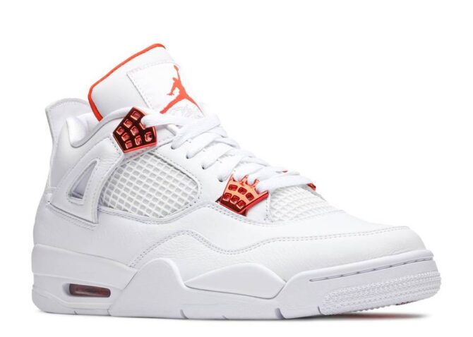 REPLICA AIR JORDAN 4 RETRO 'ORANGE METALLIC' - immagine 2