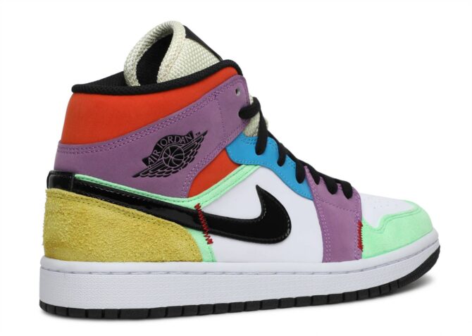 AIR JORDAN 1 MID GS 'LIGHTBULB' REPLICA - immagine 3