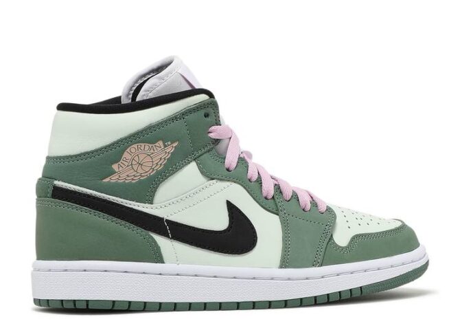 AIR JORDAN 1 MID SE 'DUTCH GREEN' REPLICA - immagine 3