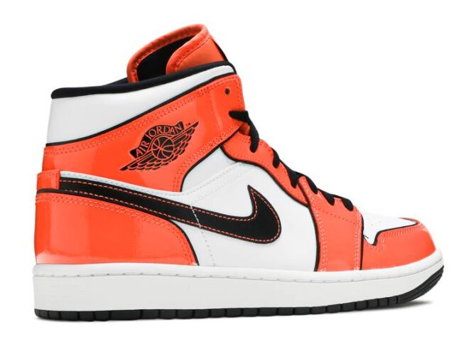 AIR JORDAN 1 MID SE 'TURF ORANGE' REPLICA - immagine 2