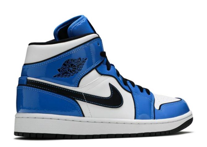 AIR JORDAN 1 MID SE 'SIGNAL BLUE' REPLICA - immagine 3