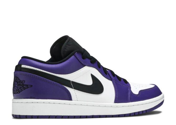 AIR JORDAN 1 LOW REPLICA 'COURT PURPLE' - immagine 3