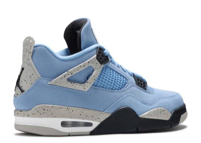 AIR JORDAN 4 RETRO 'UNIVERSITY BLUE' REPLICA 2021 - immagine 3