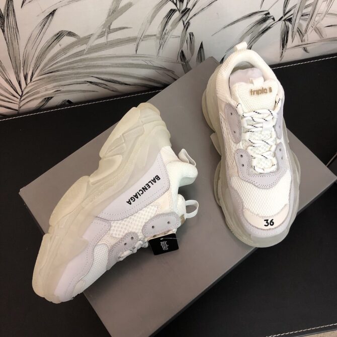 REPLICA BALENCIAGA TRIPLE S CLEAR WHITE - immagine 2