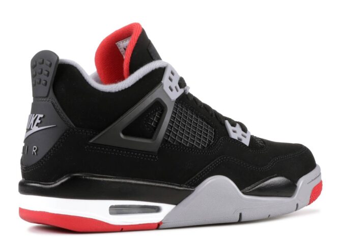 AIR JORDAN 4 RETRO OG GS 'BRED' REPLICA 2019 - immagine 3