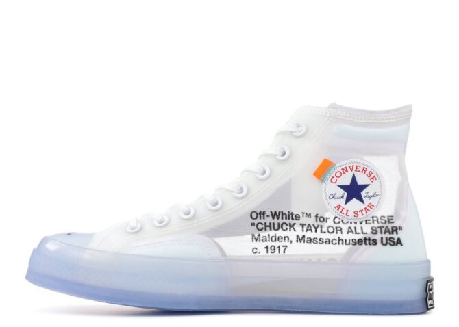 REPLICA CONVERSE OFF-WHITE X CHUCK 70 'OFF WHITE THE TEN - immagine 4