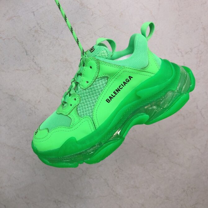 REPLICA BALENCIAGA TRIPLE S CLEAR VERDE - immagine 2