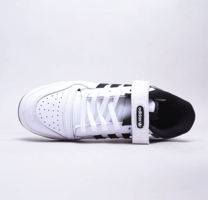 REPLICA ADIDAS FORUM BASSO BIANCO NERO - immagine 5