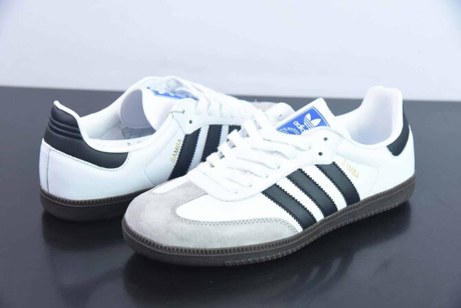 ADIDAS SAMBA 'NUVOLA BIANCA NUCLEO NERO' REPLICA - immagine 6