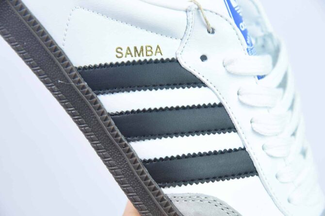 ADIDAS SAMBA 'NUVOLA BIANCA NUCLEO NERO' REPLICA - immagine 5
