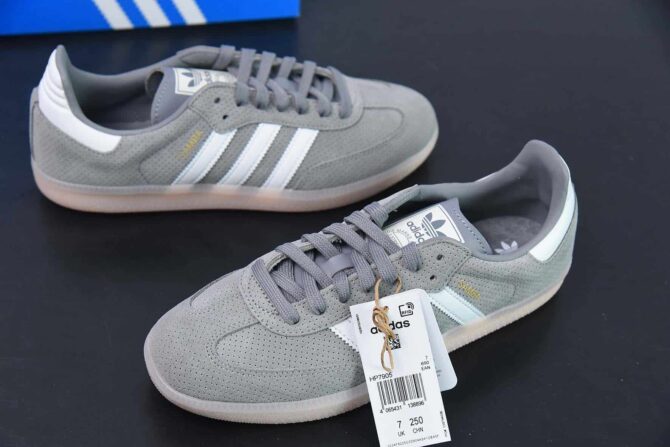 ADIDAS SAMBA 'GREY BLISS' REPLICA - immagine 6