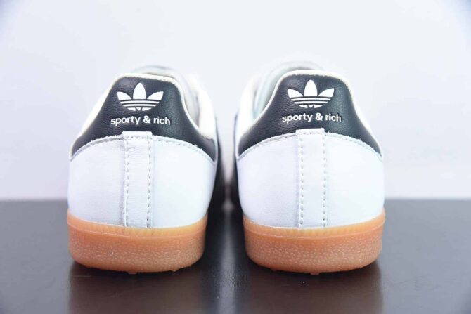 ADIDAS SAMBA SPORTY & RICH 'BIANCO NERO' REPLICA - immagine 3