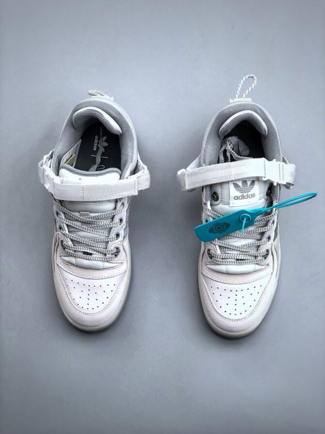 ADIDAS X BAD BUNNY FORUM BUCKLE LOW «WHITE» REPLICA - immagine 5