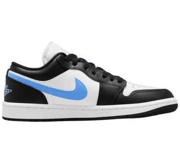 REPLICA AIR JORDAN 1 BASSE NERO UNIVERSITY BLUE