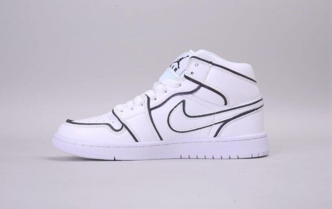 AIR JORDAN 1 MID SE 'IRIDESCENT TRIM' REPLICA - immagine 5