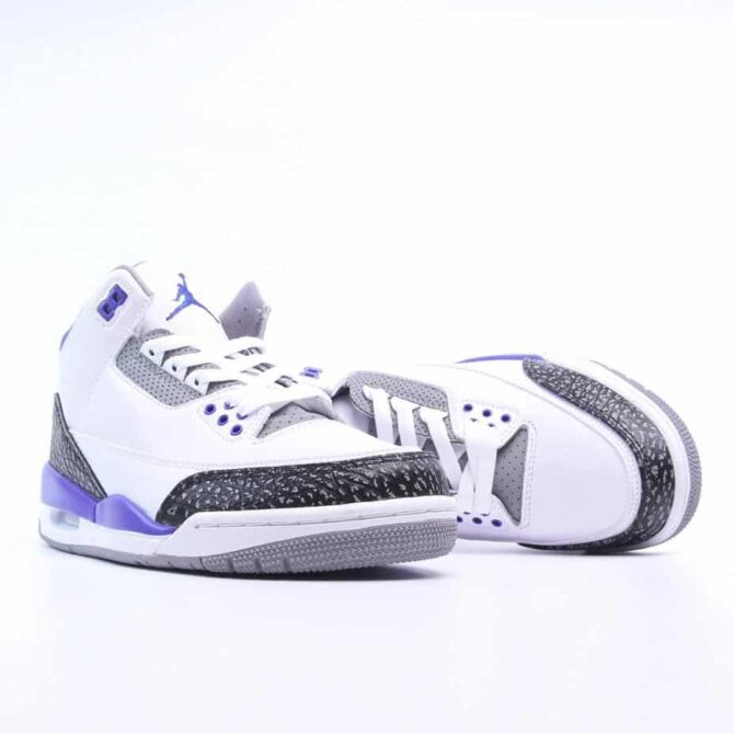 AIR JORDAN 3 'DARK IRIS' REPLICA - immagine 3