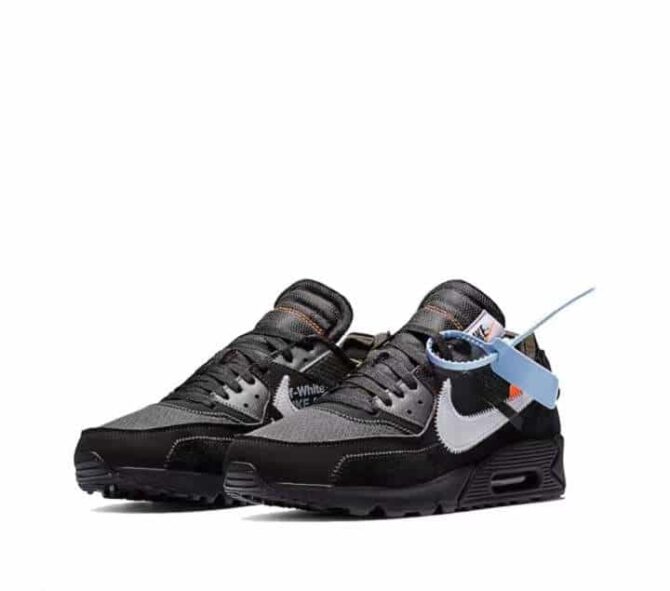 REPLICA NIKE AIR MAX 90 OFF-WHITE 'BLACK' REPLICA NIKE AIR MAX 90 OFF-WHITE 'BLACK - immagine 4