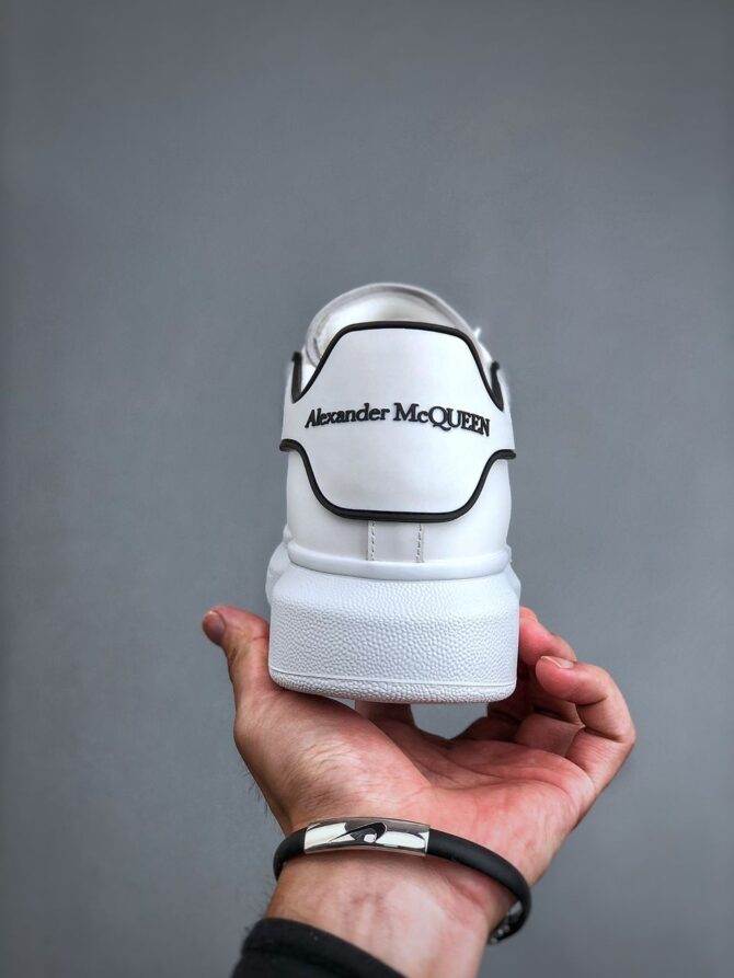 REPLICA ALEXANDER MCQUEEN BIANCO LINEA NERA - immagine 7