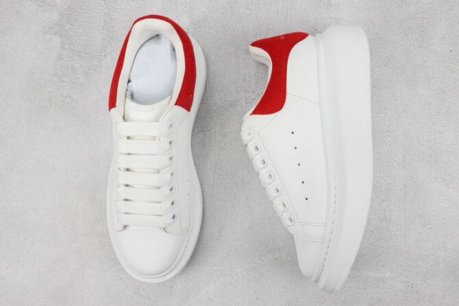 ALEXANDER MCQUEEN REPLICA 'ROSSO' VELLUTO - immagine 2
