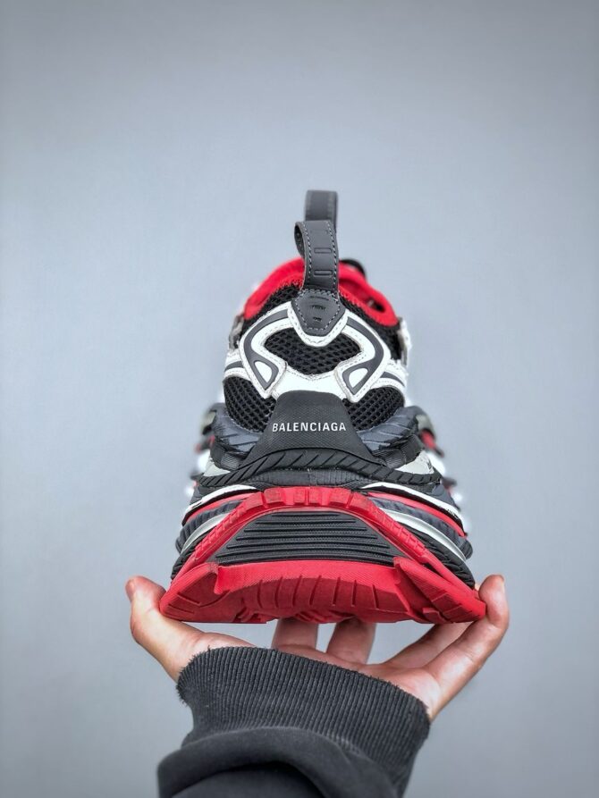 REPLICA BALENCIAGA PLATFORM REDUCED ‘NERE, GRIGIE E ROSSE’ - immagine 4