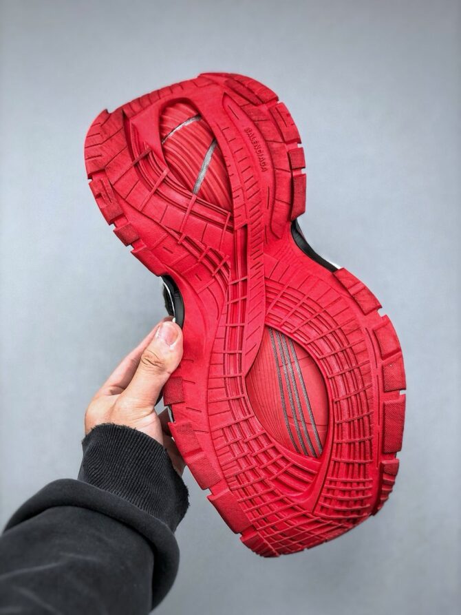 REPLICA BALENCIAGA PLATFORM REDUCED ‘NERE, GRIGIE E ROSSE’ - immagine 3