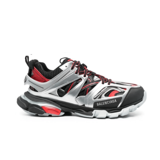REPLICA BALENCIAGA TRACK 'NERE ROSSE E BIANCHE' SILVER
