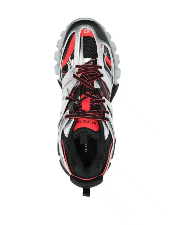 REPLICA BALENCIAGA TRACK 'NERE ROSSE E BIANCHE' SILVER - Imagen 4