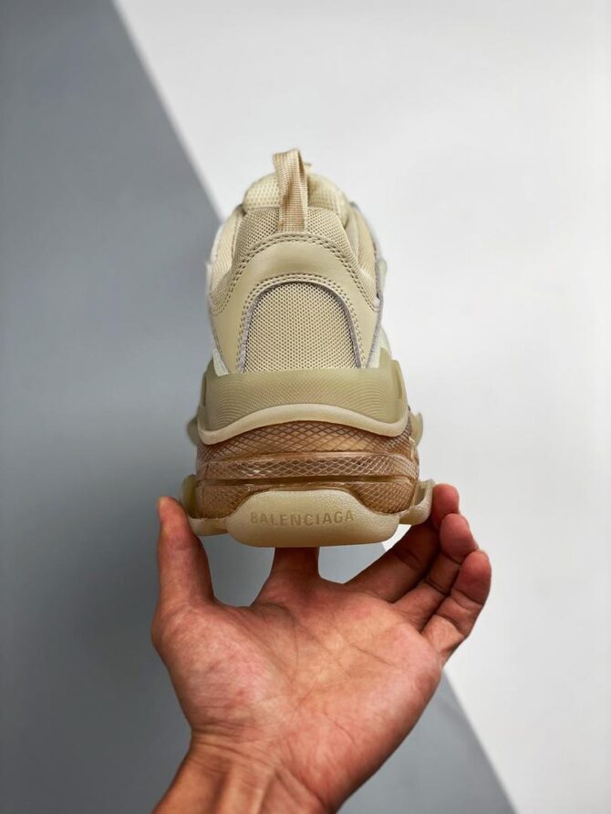 REPLICA BALENCIAGA TRIPLE S CLEAR SOLE 'OFF WHITE - immagine 3