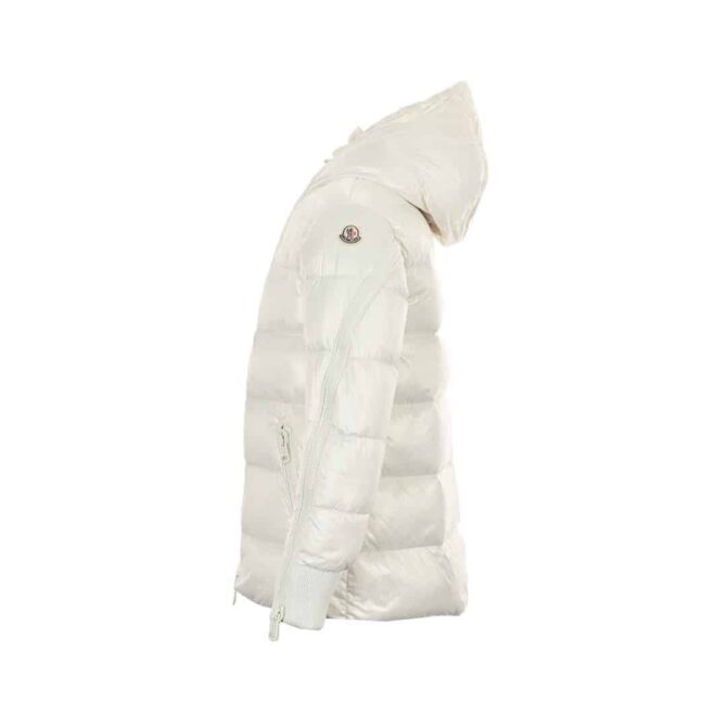 REPLICA MONCLER GIACCA TRAPUNTATA CON CAPPUCCIO 'BIANCO' - immagine 6