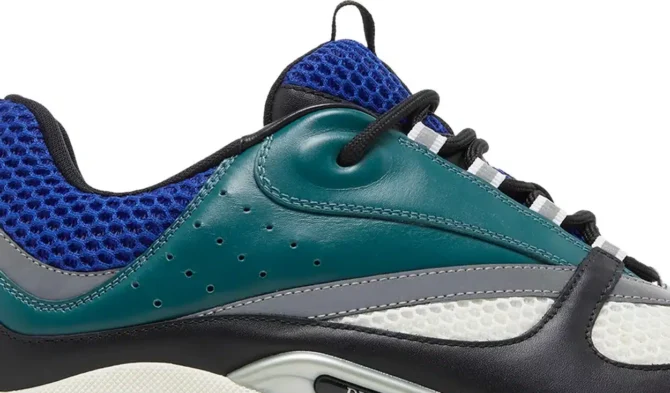 DIOR B22 REPLICA 'DEEP GREEN WHITE BLUE' - immagine 5