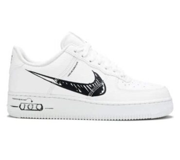 AIR FORCE 1 LOW REPLICA 'SKETCH - BLACK'