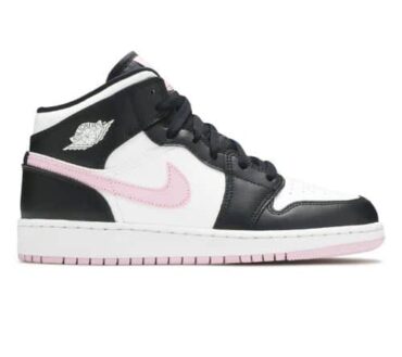 AIR JORDAN 1 MID GS 'BIANCO ROSA ARTICO' REPLICA