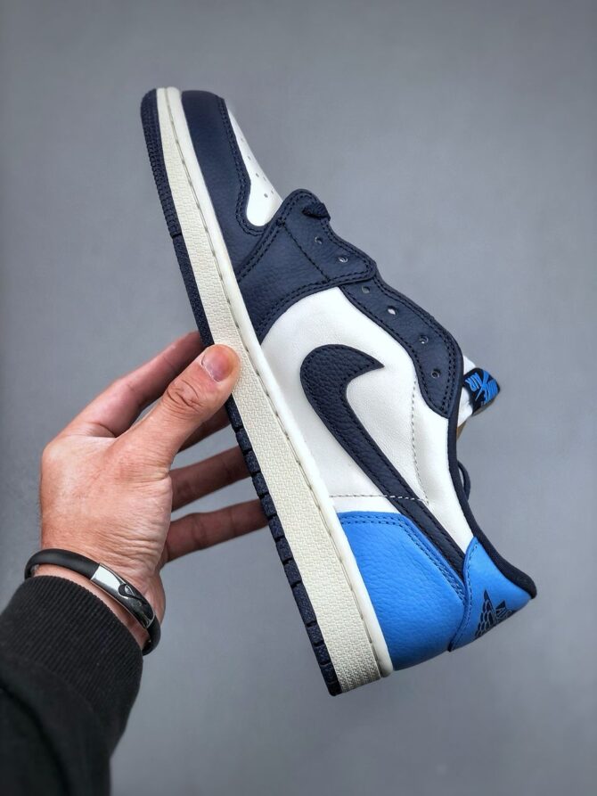 REPLICA JORDAN 1 LOW OBSIDIAN 'UNC' - immagine 4