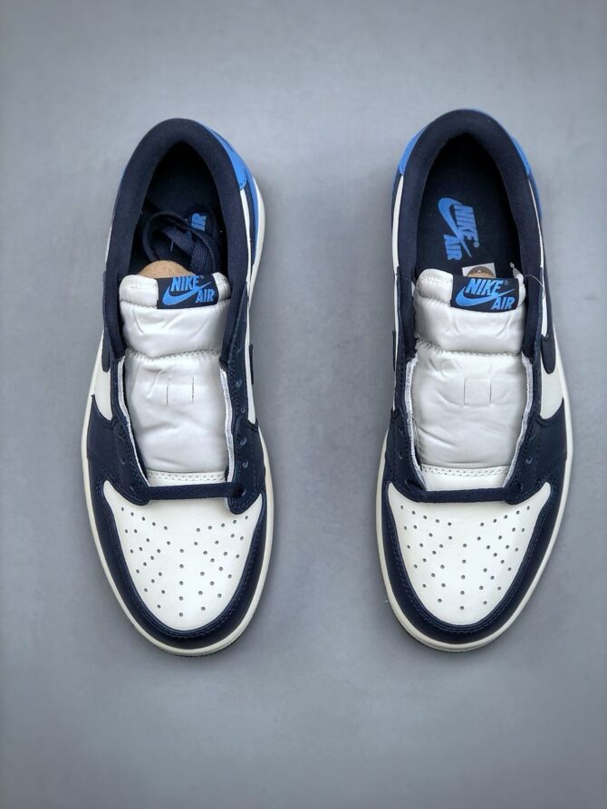 REPLICA JORDAN 1 LOW OBSIDIAN 'UNC' - immagine 5