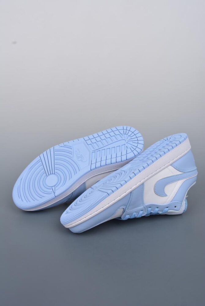 REPLICA JORDAN 1 LOW WHITE 'ICE BLUE' - immagine 5