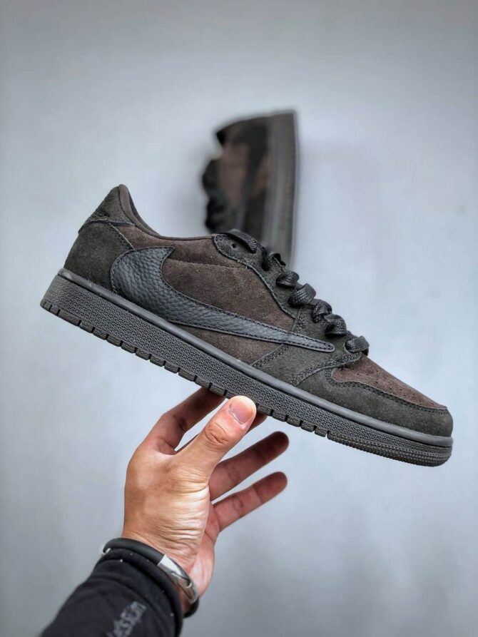 JORDAN 1 RETRO LOW SP TRAVIS SCOTT 'VELVET BROWN' REPLICA - immagine 8