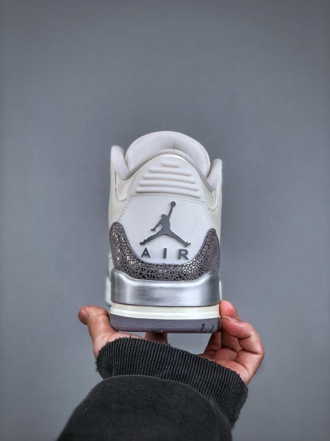 REPLICA JORDAN 3 RETRO SAIL 'CEMENT GREY' - immagine 4