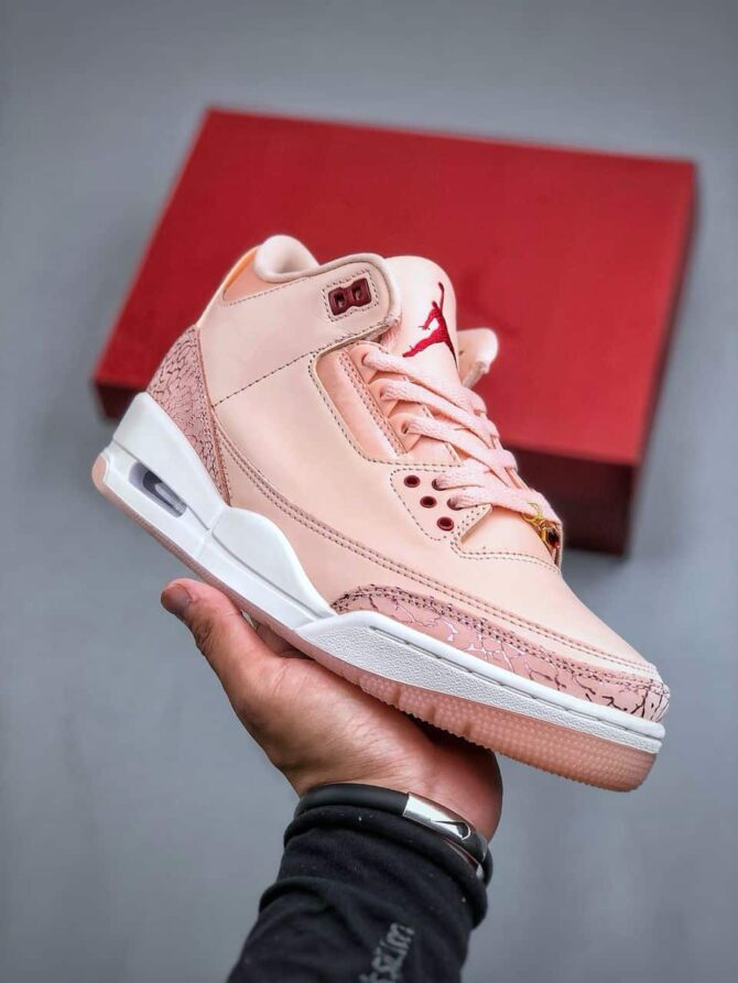 REPLICA JORDAN 3 RETRO ‘VALENTINE’S DAY TREAT YOURSELF’ (2025) - immagine 9