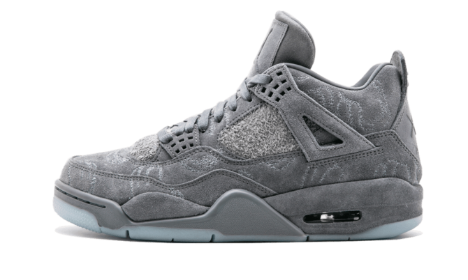 REPLICA JORDAN 4 RETRO KAWS 'GREY' - immagine 5