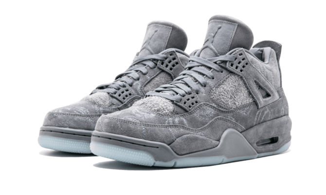 REPLICA JORDAN 4 RETRO KAWS 'GREY' - immagine 4